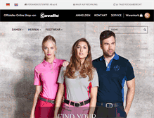 Tablet Screenshot of cavallo-shop.de